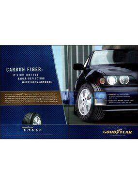 2006 Goodyear Eagle Tires BMW 3 Series 2 Page Vintage Print Ad Wall Art Photo